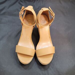 A.NEW DAY WEDGE ESPADRILLE OPEN TOE SANDAL